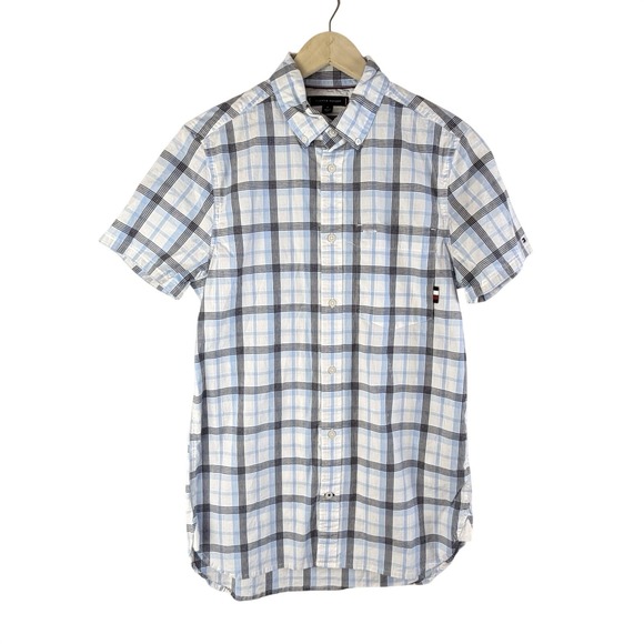 Tommy Hilfiger Other - Tommy Hilfiger Men Short Sleeve Button Up M Preppy Coastal Dadcore Casual Sh